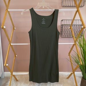 Slim fitting tank top dress